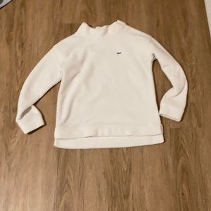 vineyard vines white turtle neck medium 10/12
